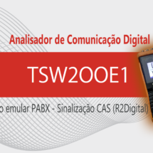 Como emular PABX E1 (R2 Digital) com Analisador Wise TSW200E1