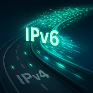 Representação artística do fluxo de dados utilizando IPv6.