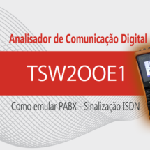 Como Emular PABX E1 (ISDN) Com Analisador Wise TSW200E1