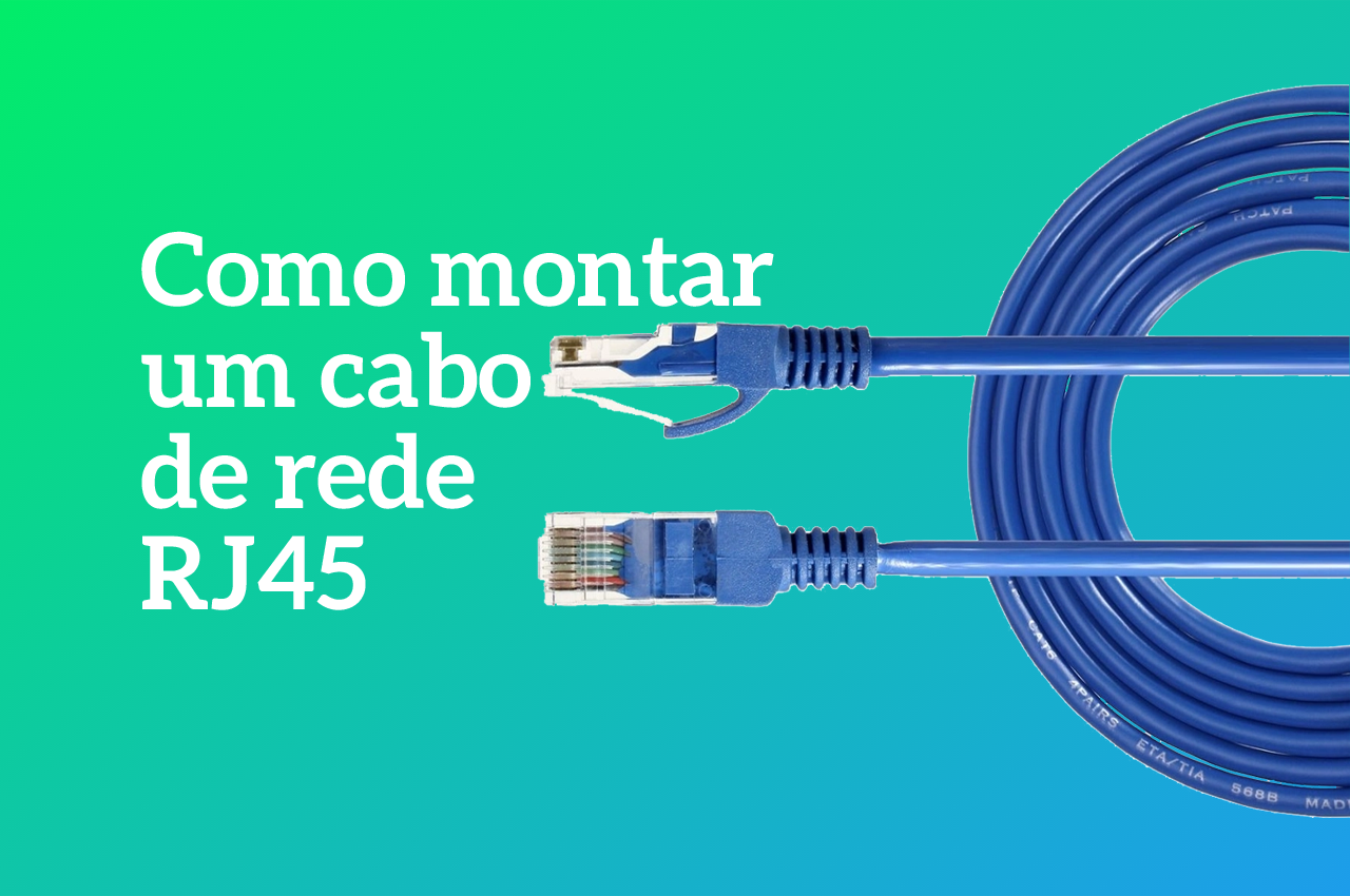 como montar fácil cabo ethernet? cabo de rede internet RJ45 Faça você Mesmo  DIY 