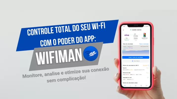 Visualização do mapeamento de sinal Wi-Fi usando o WiFiman.