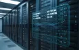 Visual técnico e futurista representando códigos de resposta SIP em uma rede de telecomunicação.