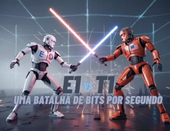 E1 vs TE - Uma batalha de bits por segundo