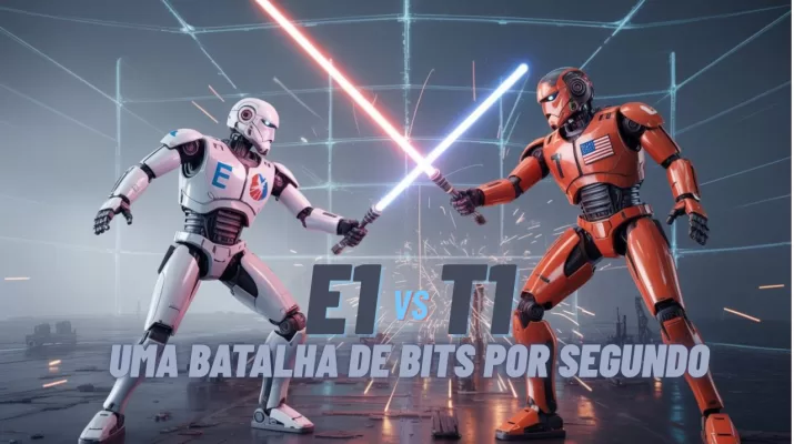 E1 vs TE - Uma batalha de bits por segundo